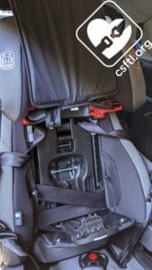 Graco Tranzitions SnugLock vehicle seat belt