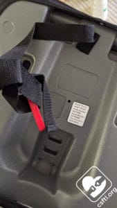 KidsEmbrace booster seat shoulder belt guide adjuster