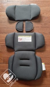 TrioGrow SnugLock body support, harness covers, and head pad