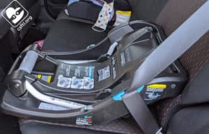 Summer Affirm 335 vehicle seat belt installation