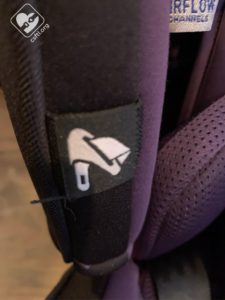 Graco SlimFit3 LX Fuss Free harness storage