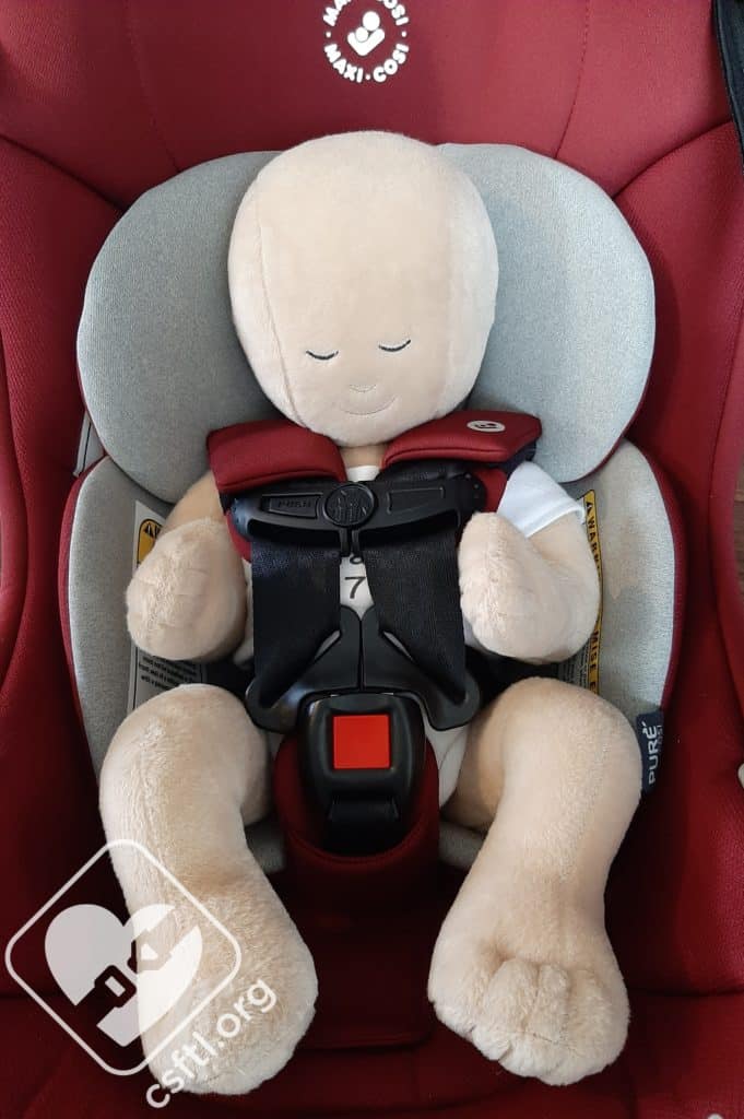 Correct way to put infant in car seat best sale