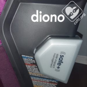 SIM Pod installed on the Diono Radian 3QXT