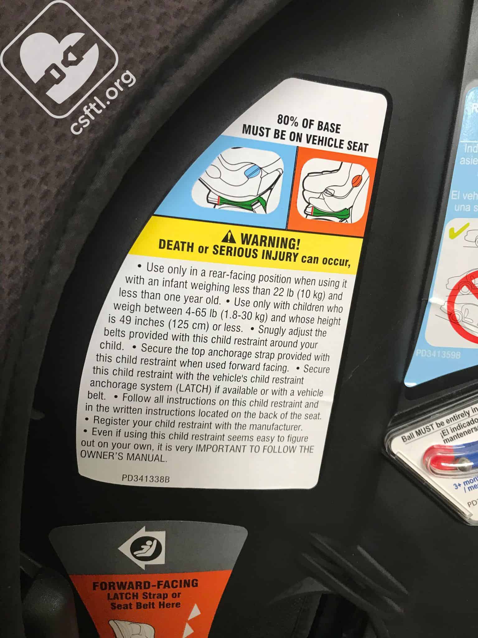 Car Seat Basics What Does That Label Really Mean Car Seats For The 