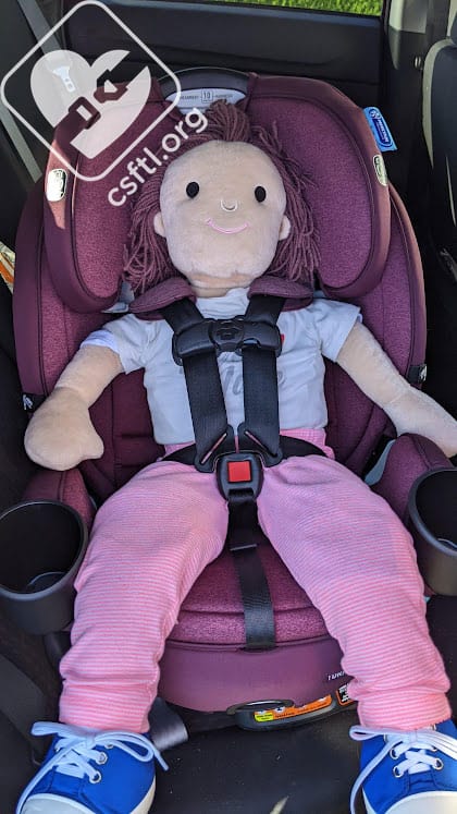 funny face girl in car seat