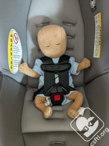 Safety 1st onBoard 35 SecureTech preemie doll with cloth diaper
