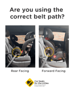 Use the correct belt path