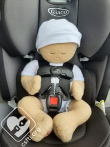 Graco SlimFit3 LX - newborn Huggable Images doll