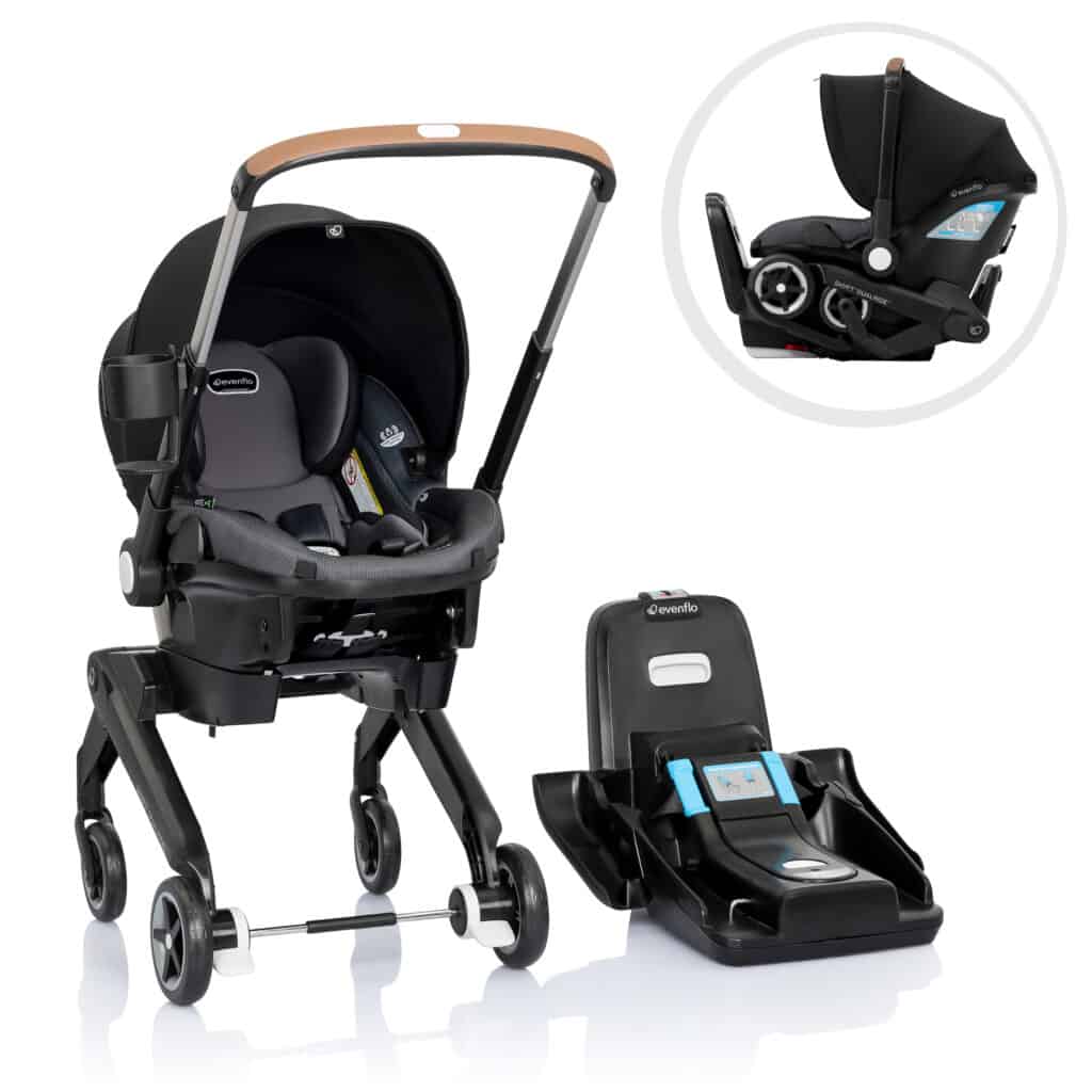 Evenflo Shyft DualRide Rear Facing Only Car Seat Review - Car Seats For The  Littles