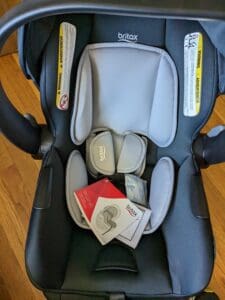 Britax Willow infant padding looking tidy