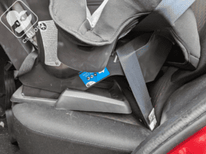 Safety 1st TriMate rear facing not flush with the vehicle seat